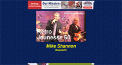 Desktop Screenshot of mikeshannon.retrojeunesse60.com