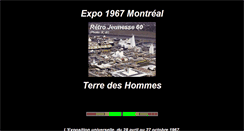 Desktop Screenshot of expo67.retrojeunesse60.com